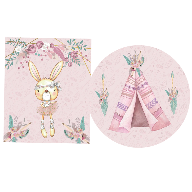 Bunny Over The Moon Events Styling Planning Fabric Posters Diy Balloons Table Top Backdrops